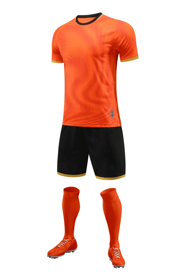 black and gold soccer jersey